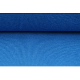 Oboulícní úplet, tričkovina, modrá, látky, metráž  - šíře 2 x 65 cm - TUNEL